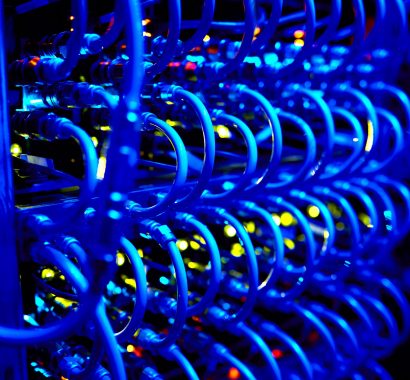 Blue cables of information server